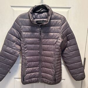 Boulder Gear Gray Quilted Women’s Puffer Jacket Size Medium